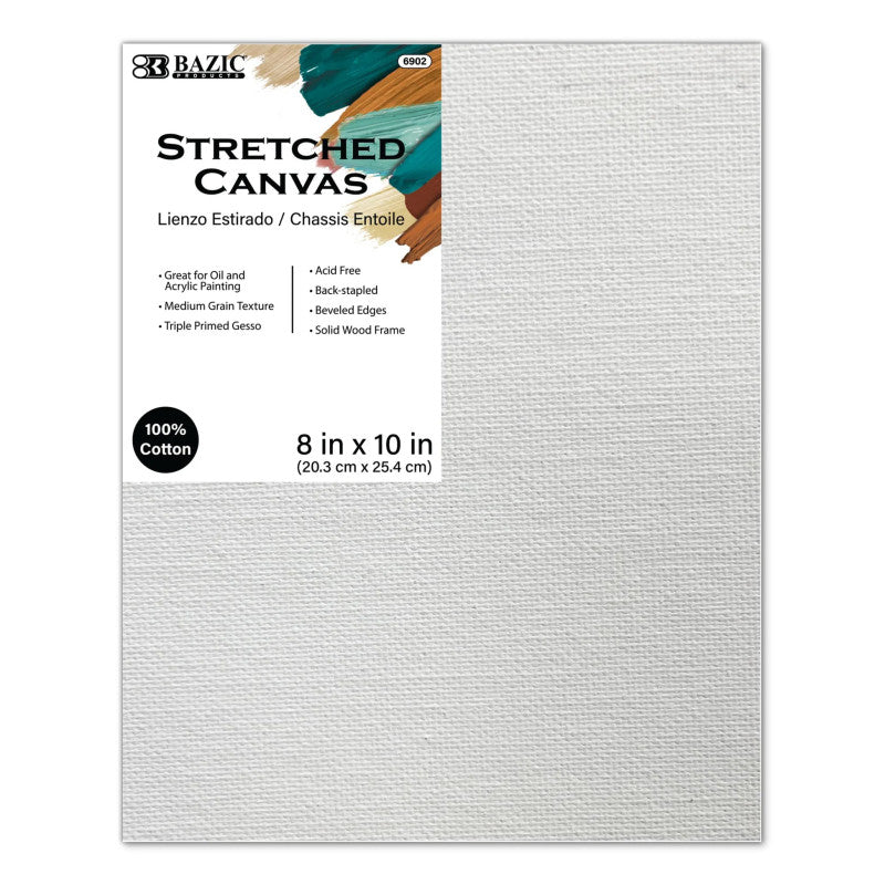 BAZIC STRETCHED CANVAS 8X10