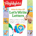 Write-On Wipe-Off Let's Write Letters: Handwriting Practice for Kids Learning to Write, Dry-Erase Lettering Workbook for Ages 3-6