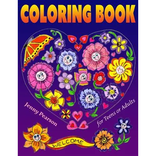 Coloring Book for Teens or Adults: Stress Relief & Relaxation (Marker Friendly)