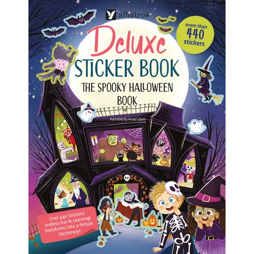 Deluxe Sticker Book: The Spooky Halloween Book