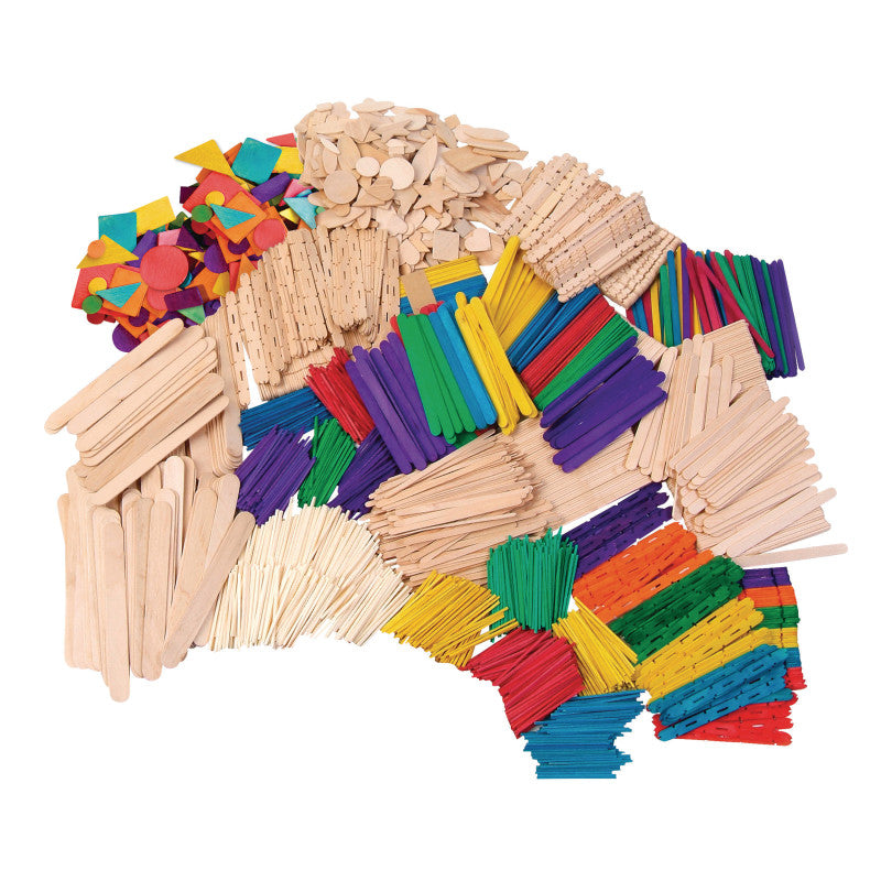 WOOD CRAFTS ACTIVITIES 2100 PIECES