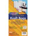 WHITE KRAFT BAG 50PK 6 X 3-5/8 X 11