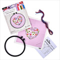 PEACEFUL FLORAL EMBROIDERY KIT
