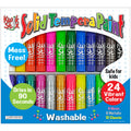 KWIK STIX 24 PACK 12 CLASSIC 6 NEON AND 6 METALLIC COLORS