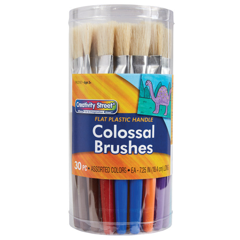 COLOSSAL FLAT HANDLE BRUSH ASSTD