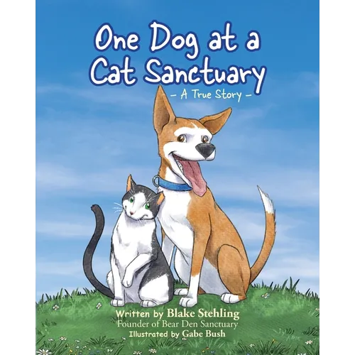 One Dog at a Cat Sanctuary