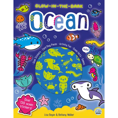 Glow-In-The-Dark Ocean Sticker Activity Book