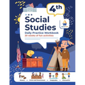 4th Grade Social Studies: Daily Practice Workbook 20 Weeks of Fun Activities History Civic and Government Geography Economics + Video Explanatio