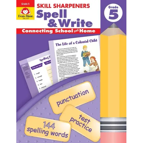 Skill Sharpeners: Spell & Write, Grade 5 Workbook