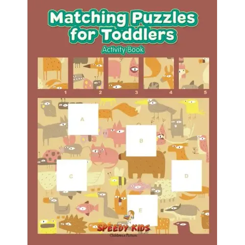 Matching Puzzles for Toddlers Activity Book