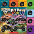 Pit Party Colors (Monster Jam Interactive Board Book with Tabs) (Stocking Stuffer)