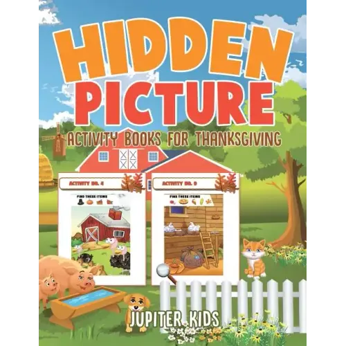 Hidden Picture Activity Books for Thanksgiving