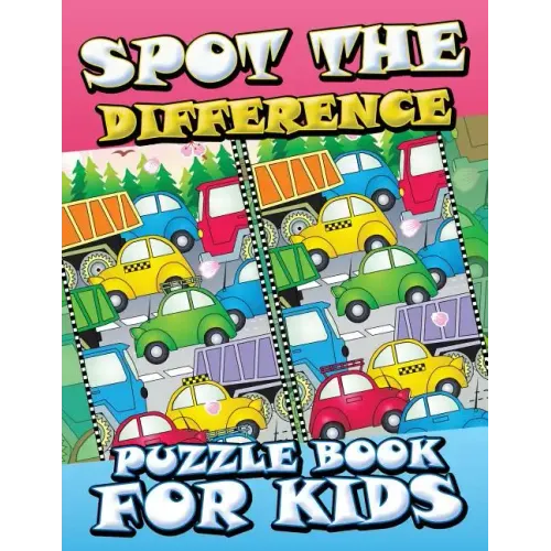 Spot the Difference Puzzle Book for Kids