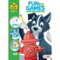 School Zone Fun and Games Kindergarten Activity Workbook