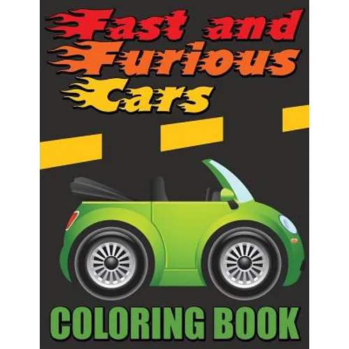 Fast and Furious Cars Coloring Book