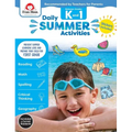 Daily Summer Activities: Between Kindergarten and 1st Grade, Grade K - 1 Workbook