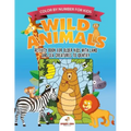 Color by Number for Kids. Wild Animals Activity Book for Older Kids with Land and Sea Creatures to Identify. Challenging Mental Boosters for Better Fo