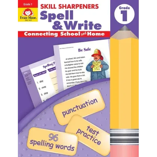 Skill Sharpeners: Spell & Write, Grade 1 Workbook