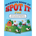 Massive Book Of Spot It fun: Spot The Difference Picture Book For Kids