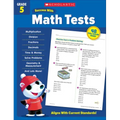 Scholastic Success with Math Tests Grade 5 Workbook