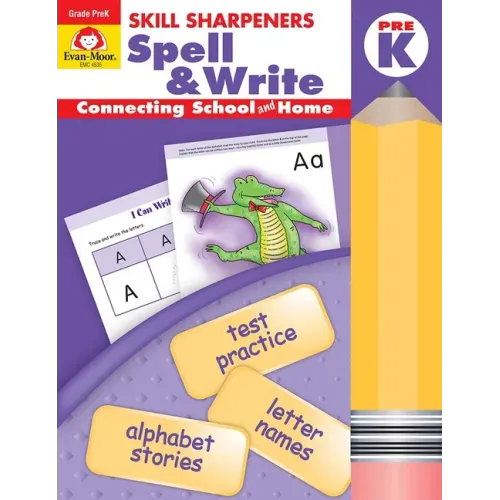 Skill Sharpeners: Spell & Write, Prek Workbook