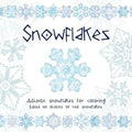 Snowflakes: Authentic snowflakes for coloring! Based on photos of real snowflakes.