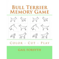 Bull Terrier Memory Game: Color - Cut - Play