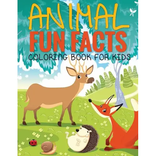 Animal Fun Facts (Coloring Book for Kids) Paperback