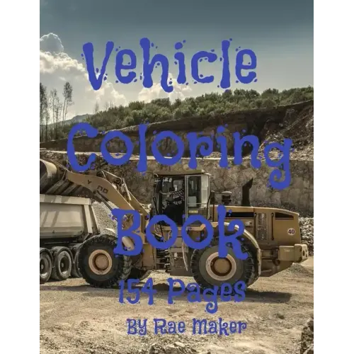 Vehicle Coloring Book