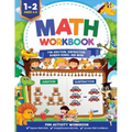 Math Workbook Grade 1: Fun Addition, Subtraction, Number Bonds, Fractions, Matching, Time, Money, And More Ages 6 to 8, 1st & 2nd Grade Math: Fun Addi