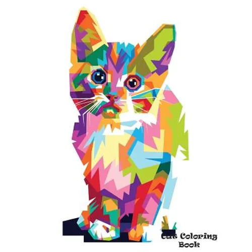 Cat Coloring Book: 40 Pages Cat Coloring Book for Kids, Cute Kawaii Coloring Books, Cat Coloring Books for Adults Relaxation, Cat Book