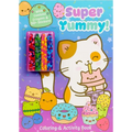 Super Yummy! Coloring & Activity Book with 4 Confetti Crayons and 50+ Stickers