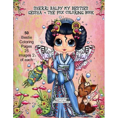 Sherri Baldy My Besties Geisha & the Fox Coloring Book
