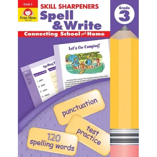 Skill Sharpeners: Spell & Write, Grade 3 Workbook