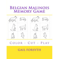 Belgian Malinois Memory Game: Color - Cut - Play