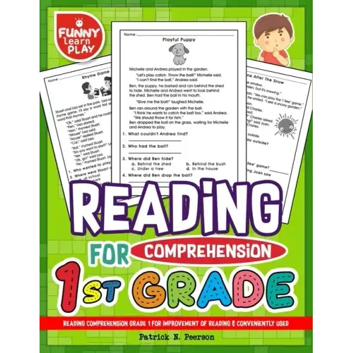 Reading Comprehension Grade 1 for Improvement of Reading & Conveniently Used: 1st Grade Reading Comprehension Workbooks for 1st Graders to Combine Fun