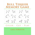 Bull Terrier Memory Game: Color - Cut - Play