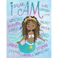 I Am: African American Coloring Book For Girls: With Positive Affirmations Self-Esteem Coloring Book For Little Black and Br