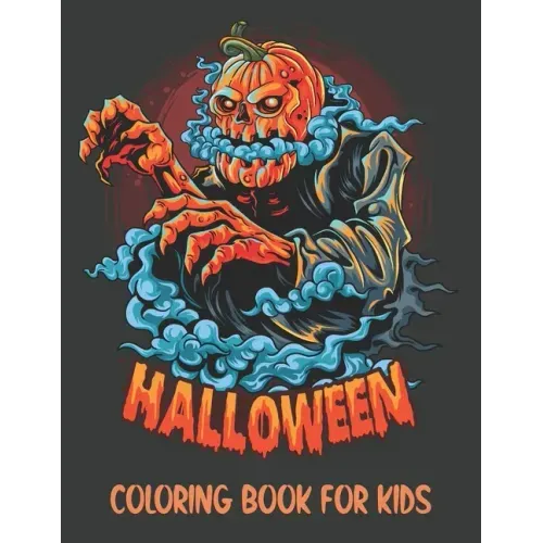 Halloween Coloring Book for Kids: Spooky Coloring book with Dracula, Skull, Cat and many more.