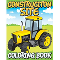 Construction Site Coloring Book