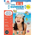 Daily Summer Activities: Between 3rd Grade and 4th Grade, Grade 3 - 4 Workbook