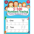 1-100 Numbers Tracing Practice Workbook for Kids