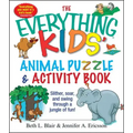 The Everything Kids' Animal Puzzles & Activity Book: Slither, Soar, and Swing Through a Jungle of Fun!