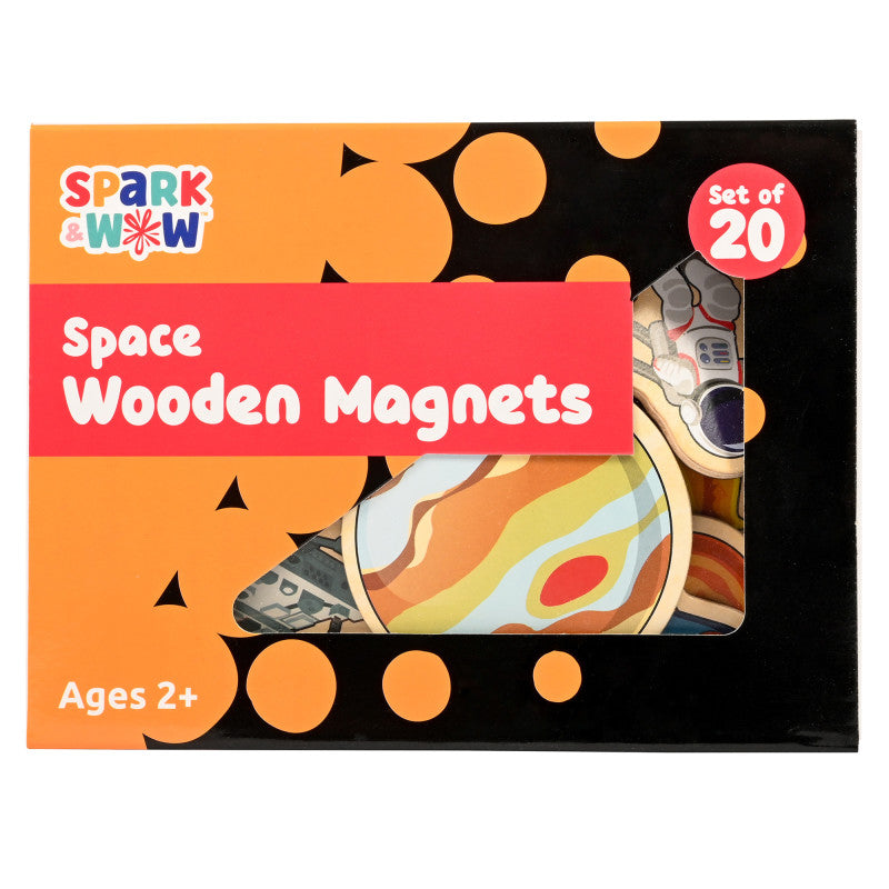 SPARK & WOW WOODEN MAGNETS SPACE