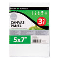 CANVAS PANELS SET 5X7IN 3/PK WHITE