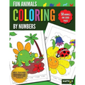 Fun Animals Coloring By Numbers: 50 Animals One-Sided Pages
