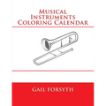 Musical Instruments Coloring Calendar