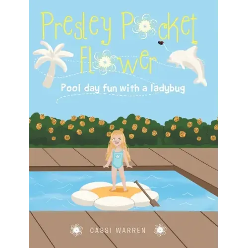 Presley Pocket Flower: Pool day fun with a ladybug