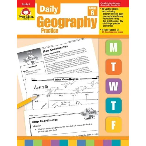 Daily Geography Practice: Grade 6
