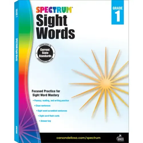 Spectrum Sight Words, Grade 1: Volume 103
